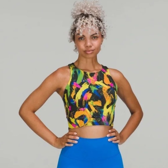 Lululemon Athletica Wunder Train Racerback  Brushstroke Tank Top - Picture 1 of 4